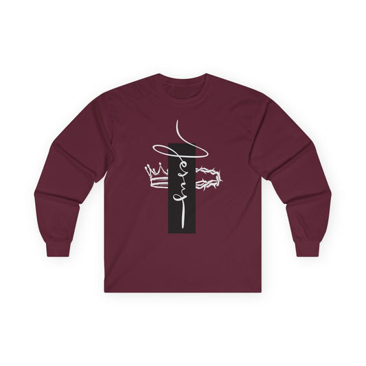Artistic Unisex Long Sleeve Tee - Perfect for Casual Outings, Gifts, or Everyday Comfort, Unique Graphic Tee, Trendy Wear
