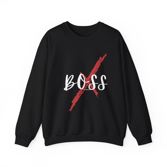 Boss Buster Unisex Crewneck Sweatshirt, Casual Chic Pullover, Gift for Entrepreneurs, Motivational Apparel, Cozy Fashion Statement
