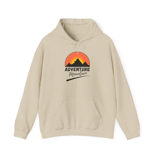 Adventure Mountain Hoodie - Cozy Unisex Sweatshirt for Outdoor Lovers, Perfect Gift for Camping, Hiking, Travel, and Adventure Seekers