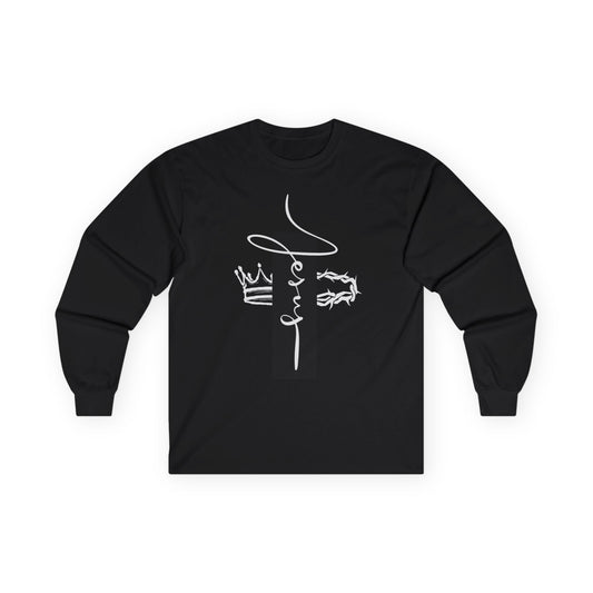 Artistic Unisex Long Sleeve Tee - Perfect for Casual Outings, Gifts, or Everyday Comfort, Unique Graphic Tee, Trendy Wear